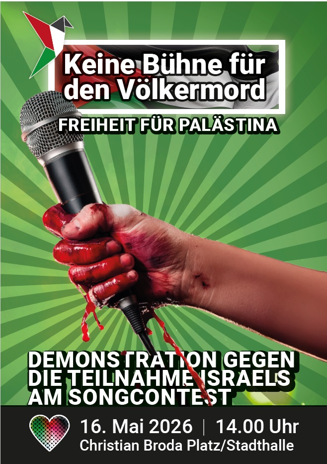 Keine Bühne für Völkermord – Demo Wien